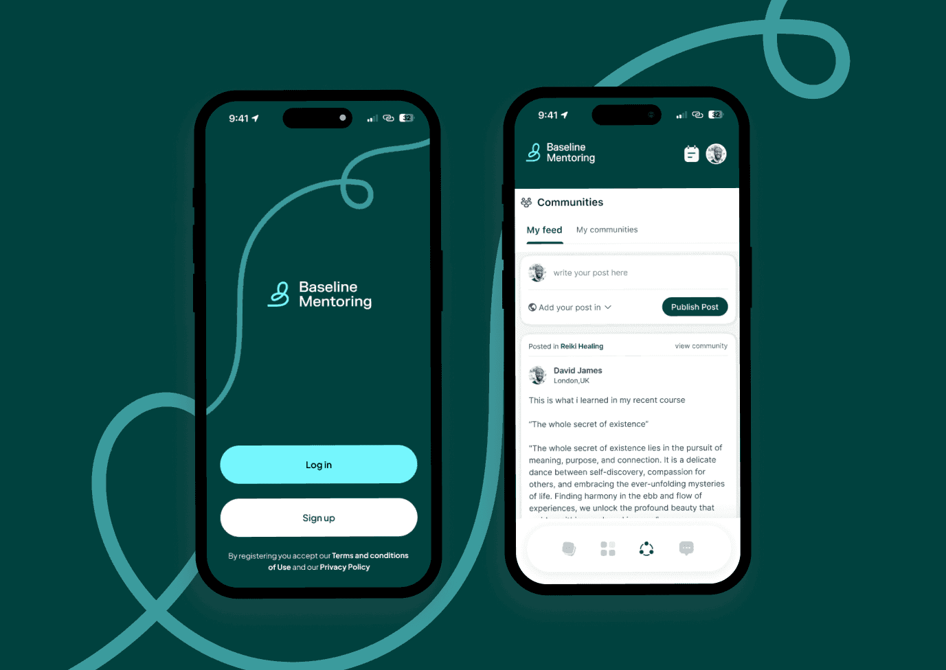 Baseline Mentoring app detail
